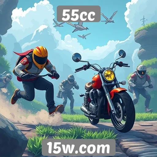 Análise da diversidade de jogos disponíveis no 55cc